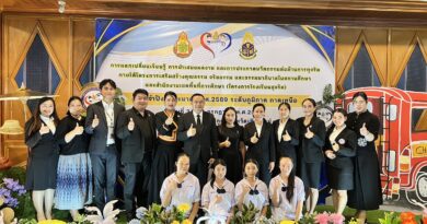 ร่วมให้กำลังใจผู้บริหารสถานศึกษา ครูและนักเรียน เข้าร่วมการแลกเปลี่ยนเรียนรู้ การนำเสนอผลงาน โครงการโรงเรียนสุจริต ระดับภูมิภาค