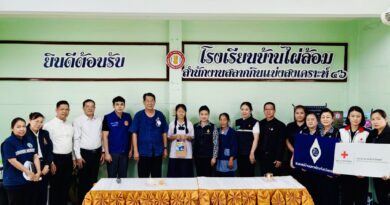 ร่วมต้อนรับผู้ว่าราชการจังหวัดแพร่ และคณะกรรมการติดตามนักเรียนทุน มทศ. ณ โรงเรียนบ้านไผ่ล้อม